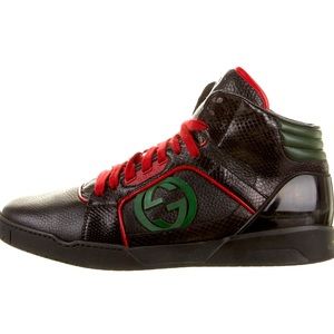 •   Gucci Rebound High Top Sneakers